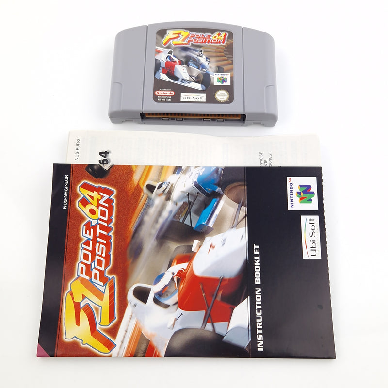 Nintendo 64 Spiel : F1 Pole Position - Modul Anleitung OVP / N64 PAL