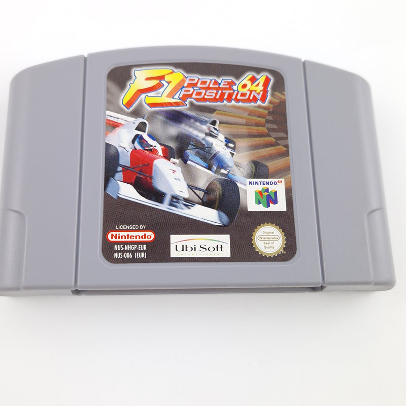 Nintendo 64 Spiel : F1 Pole Position - Modul Anleitung OVP / N64 PAL