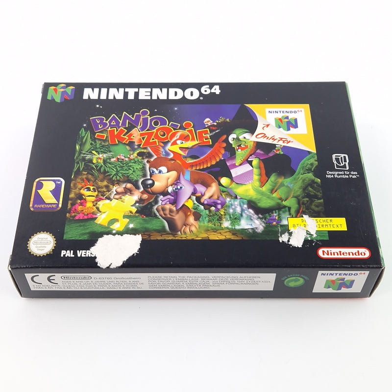 Nintendo 64 Spiel : Banjo Kazooie - Modul Anleitung Poster OVP / N64 PAL NNOE