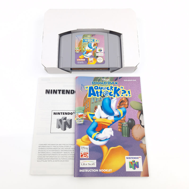 Nintendo 64 Spiel : Disneys Donald Duck Quack Attack - Modul OVP Anleitung N64