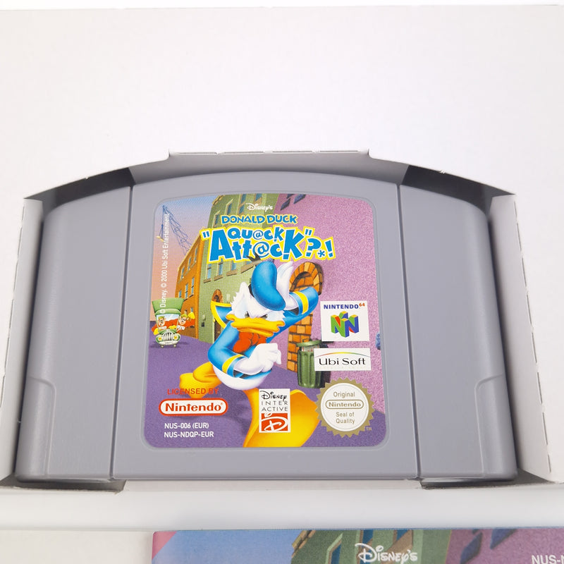 Nintendo 64 Spiel : Disneys Donald Duck Quack Attack - Modul OVP Anleitung N64