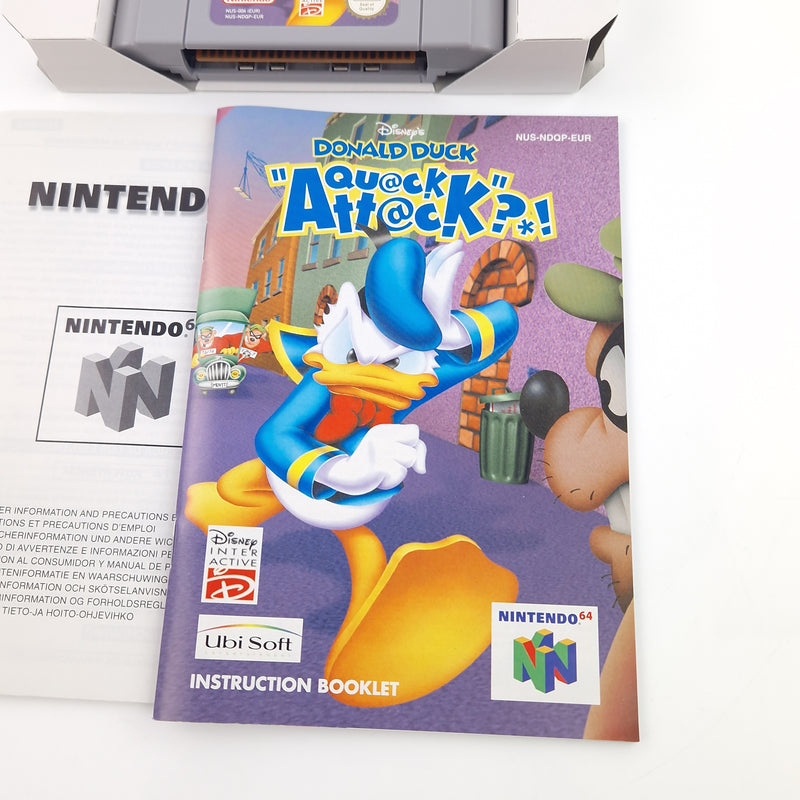 Nintendo 64 Spiel : Disneys Donald Duck Quack Attack - Modul OVP Anleitung N64