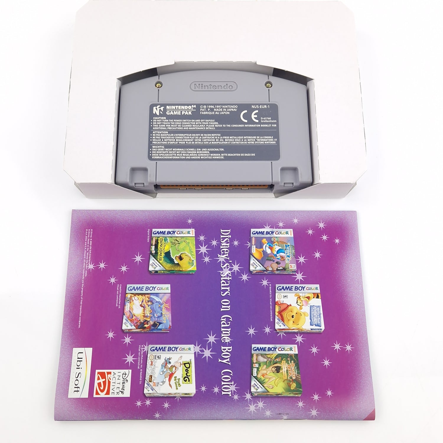 Nintendo 64 Spiel : Disneys Donald Duck Quack Attack - Modul OVP Anleitung N64