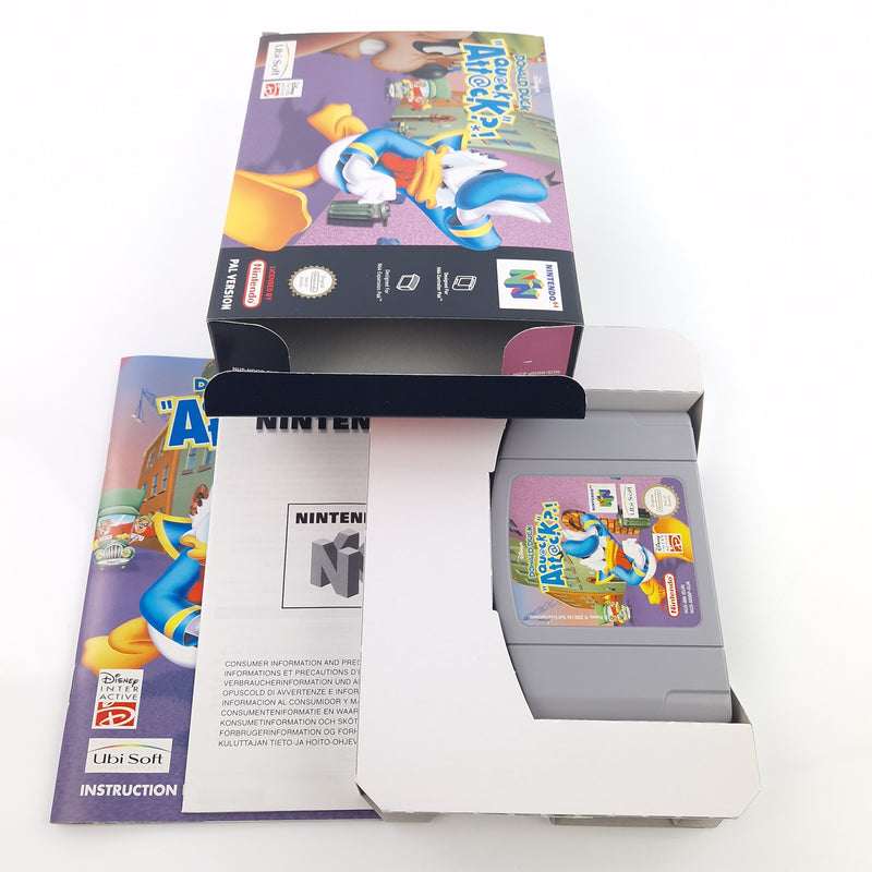Nintendo 64 Spiel : Disneys Donald Duck Quack Attack - Modul OVP Anleitung N64