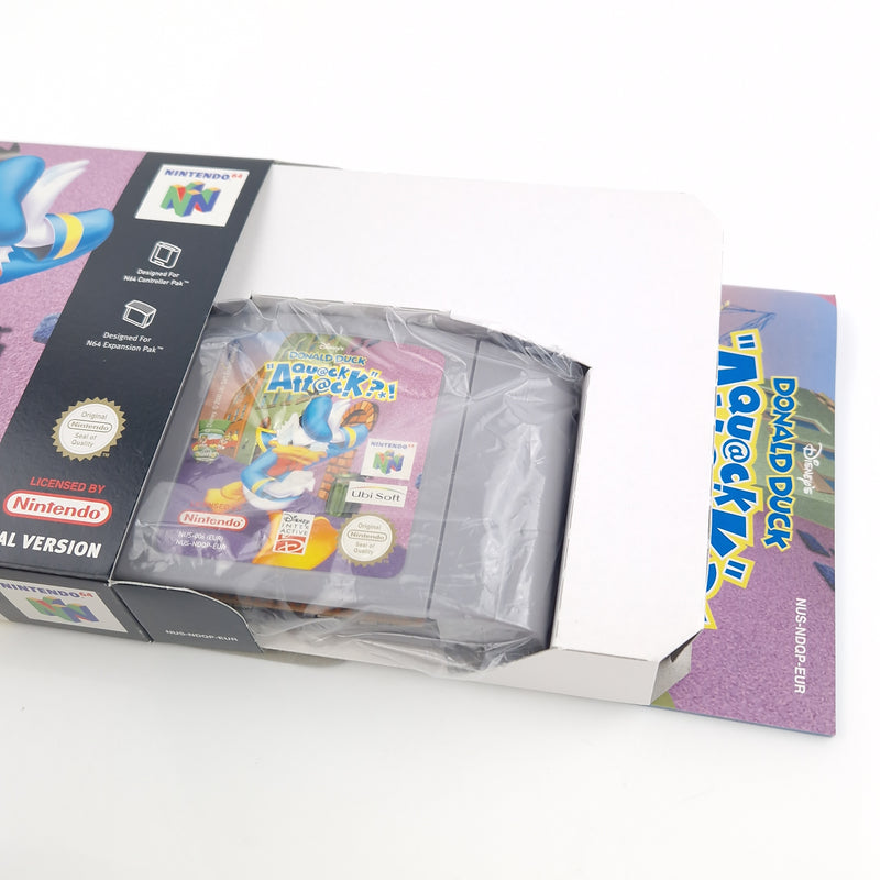 Nintendo 64 Spiel : Disneys Donald Duck Quack Attack - Modul OVP Anleitung N64