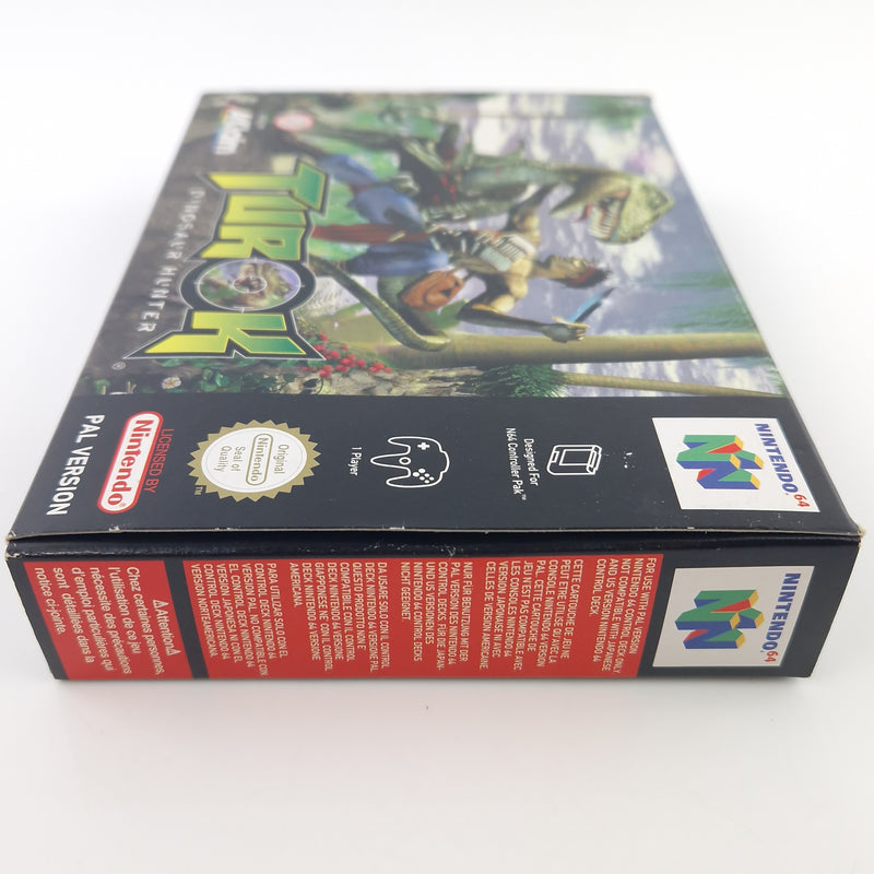 Nintendo 64 Spiel : Turok Dinosaur Hunter - Modul OVP Anleitung / N64 PAL EUR