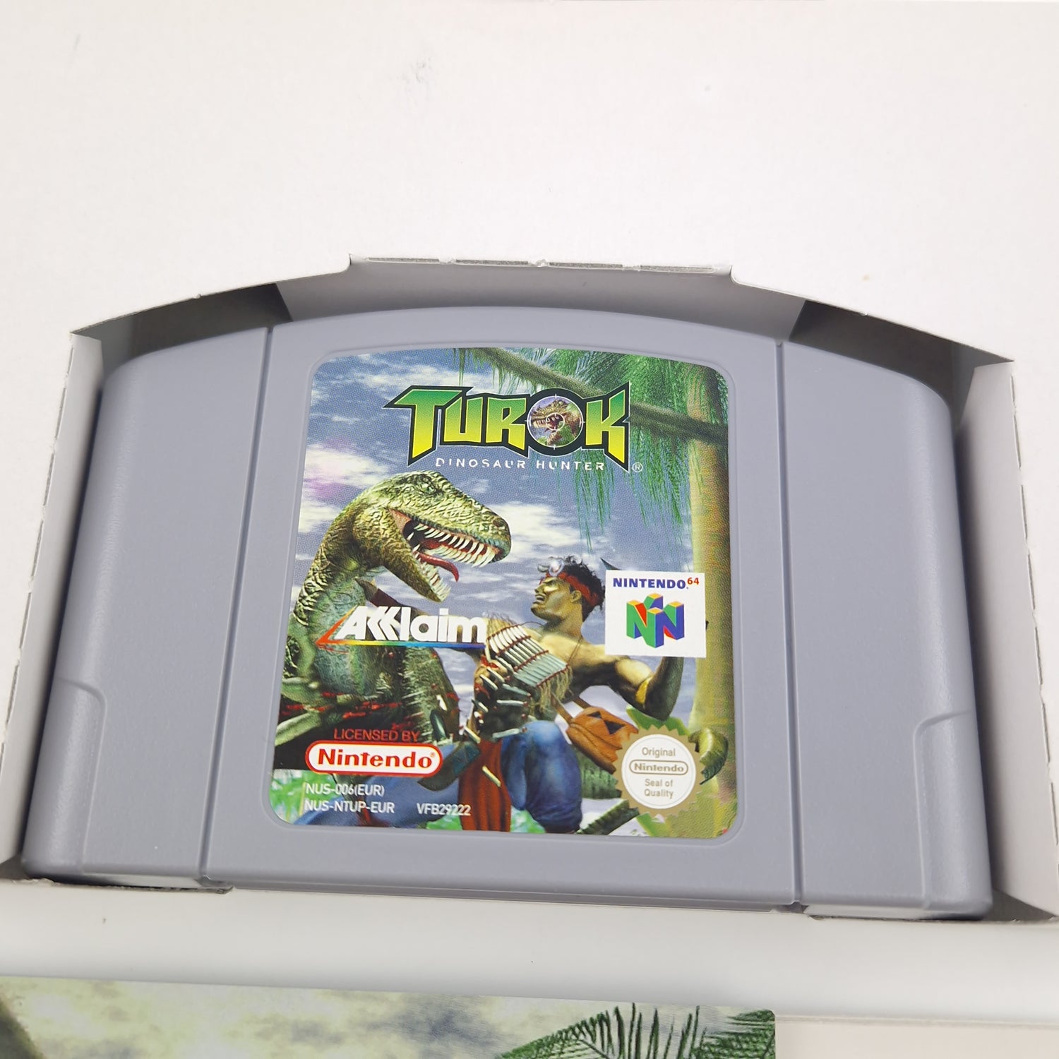 Nintendo 64 Spiel : Turok Dinosaur Hunter - Modul OVP Anleitung / N64 PAL EUR
