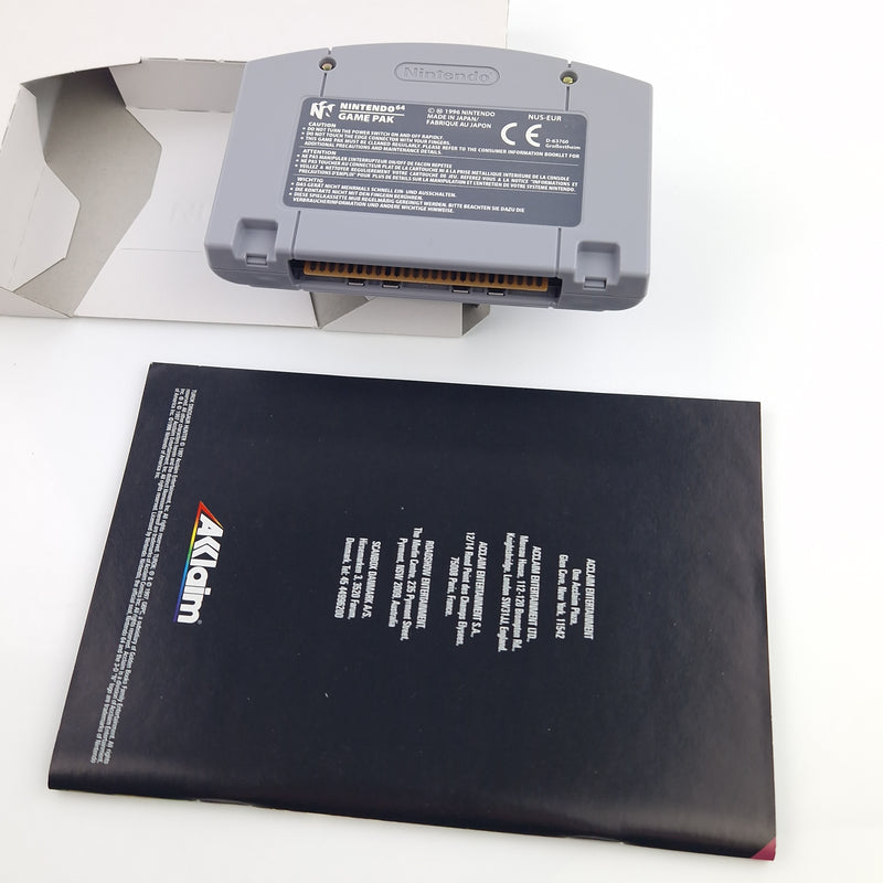 Nintendo 64 Spiel : Turok Dinosaur Hunter - Modul OVP Anleitung / N64 PAL EUR