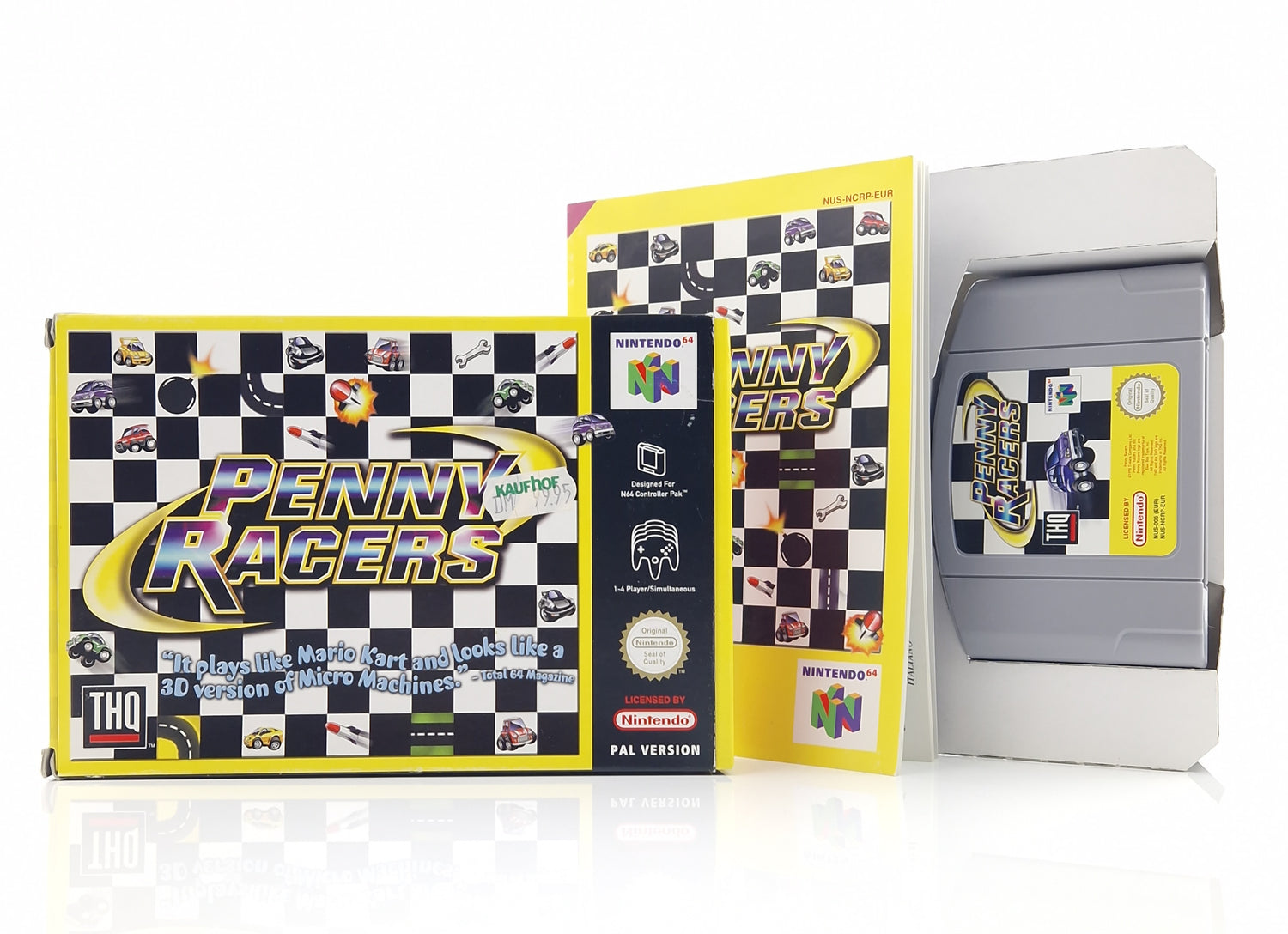 Nintendo 64 Spiel : Penny Racers - Modul OVP Anleitung / N64 PAL EUR