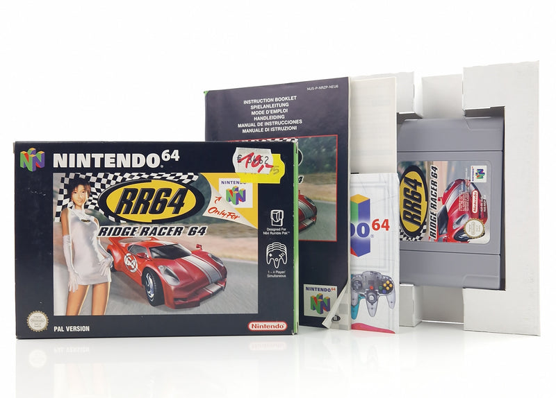 Nintendo 64 Spiel : RR64 Ridge Racer 64 - Modul OVP Anleitung cib / N64 PAL