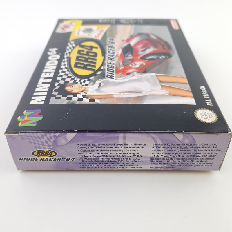 Nintendo 64 Spiel : RR64 Ridge Racer 64 - Modul OVP Anleitung cib / N64 PAL
