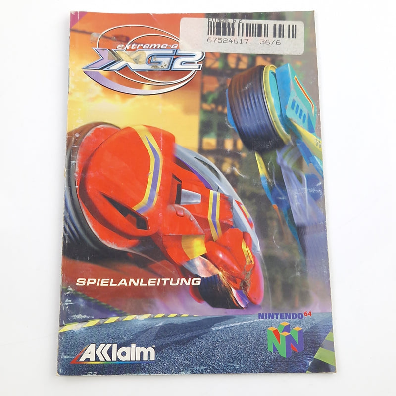 Nintendo 64 Spiel : Extreme-G XG 2  - Modul OVP Anleitung cib / N64 PAL Acclaim