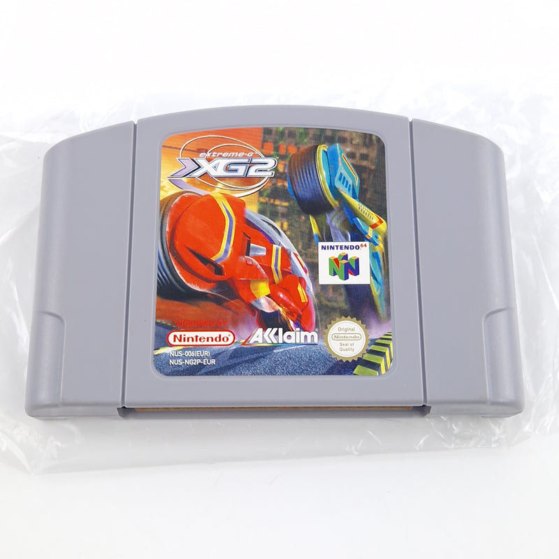 Nintendo 64 Spiel : Extreme-G XG 2  - Modul OVP Anleitung cib / N64 PAL Acclaim
