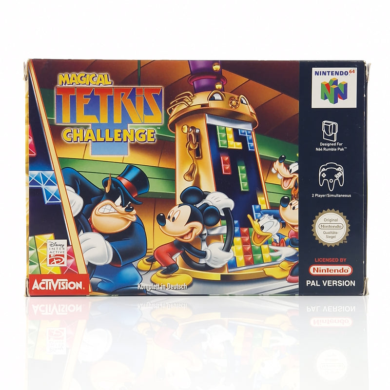 Nintendo 64 Spiel : Magical Tetris Challenge - Modul OVP Anleitung cib / N64 PAL