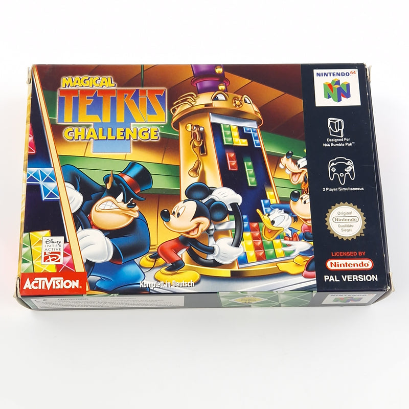 Nintendo 64 Spiel : Magical Tetris Challenge - Modul OVP Anleitung cib / N64 PAL