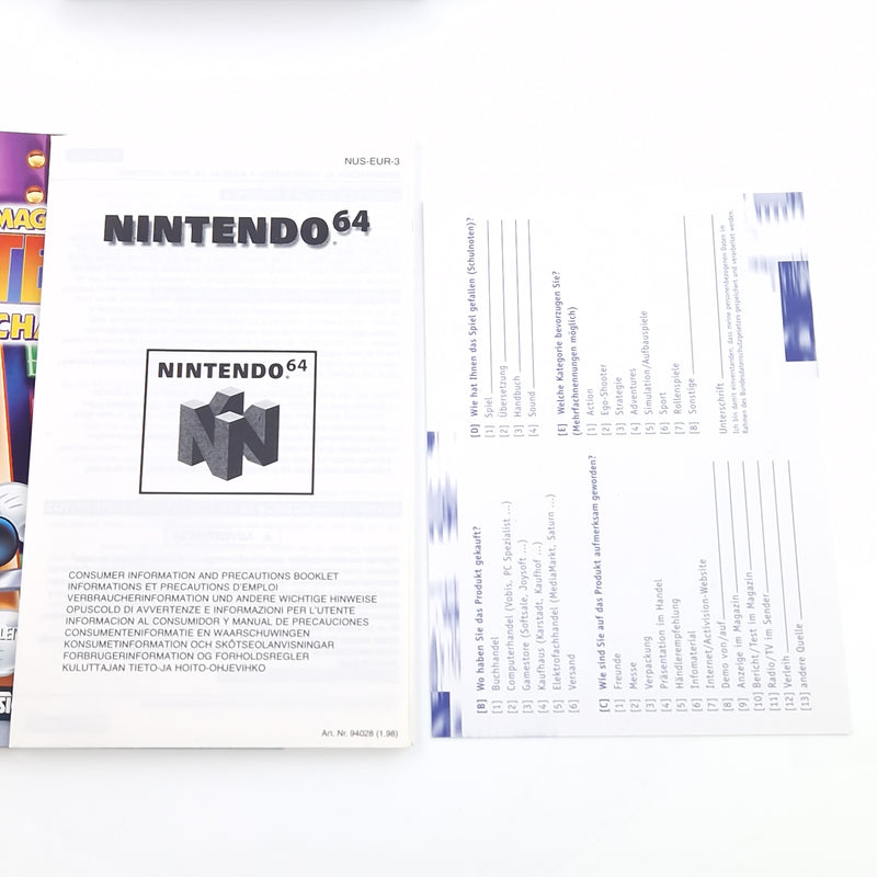 Nintendo 64 Spiel : Magical Tetris Challenge - Modul OVP Anleitung cib / N64 PAL