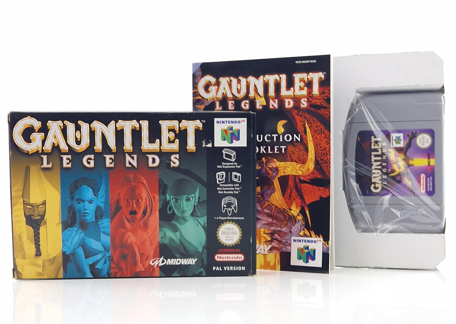 Nintendo 64 Spiel : Gauntlet Legends - Modul OVP Anleitung cib / N64 PAL EUU