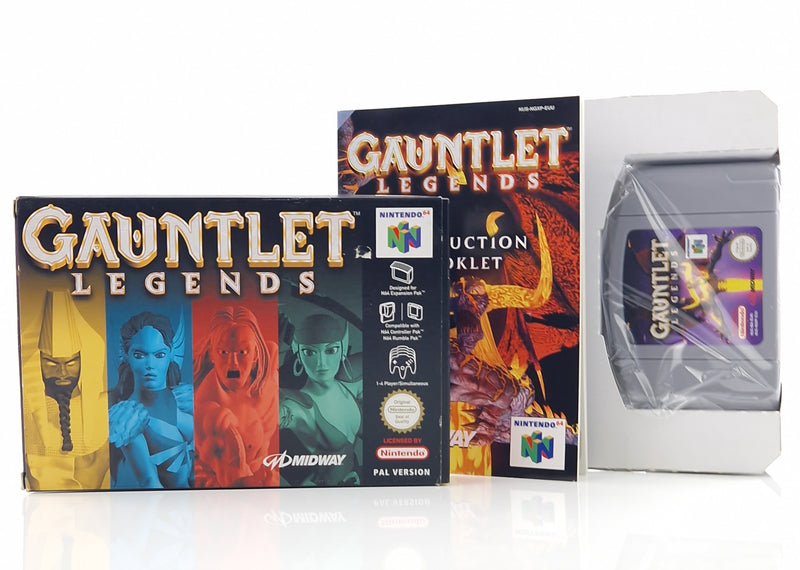 Nintendo 64 Spiel : Gauntlet Legends - Modul OVP Anleitung cib / N64 PAL EUU