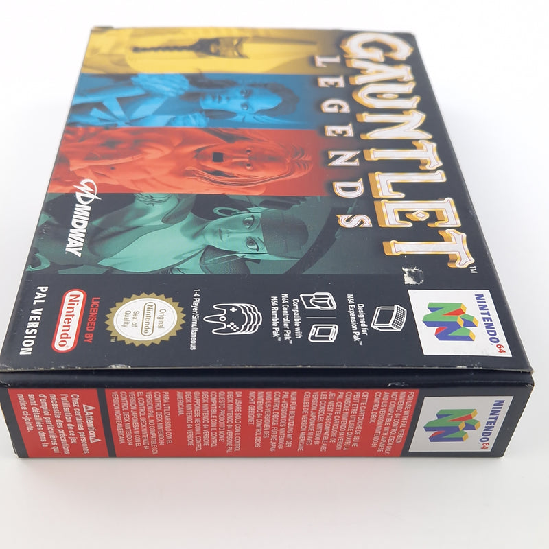 Nintendo 64 Spiel : Gauntlet Legends - Modul OVP Anleitung cib / N64 PAL EUU