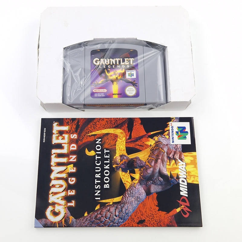 Nintendo 64 Spiel : Gauntlet Legends - Modul OVP Anleitung cib / N64 PAL EUU