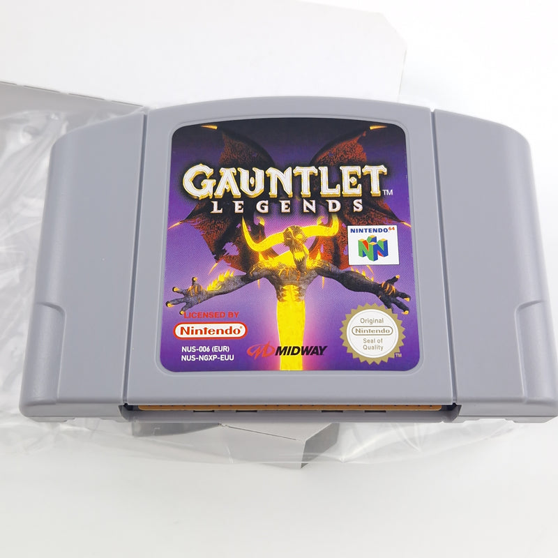 Nintendo 64 Spiel : Gauntlet Legends - Modul OVP Anleitung cib / N64 PAL EUU