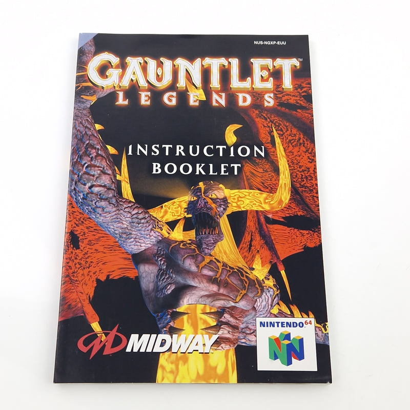 Nintendo 64 Spiel : Gauntlet Legends - Modul OVP Anleitung cib / N64 PAL EUU