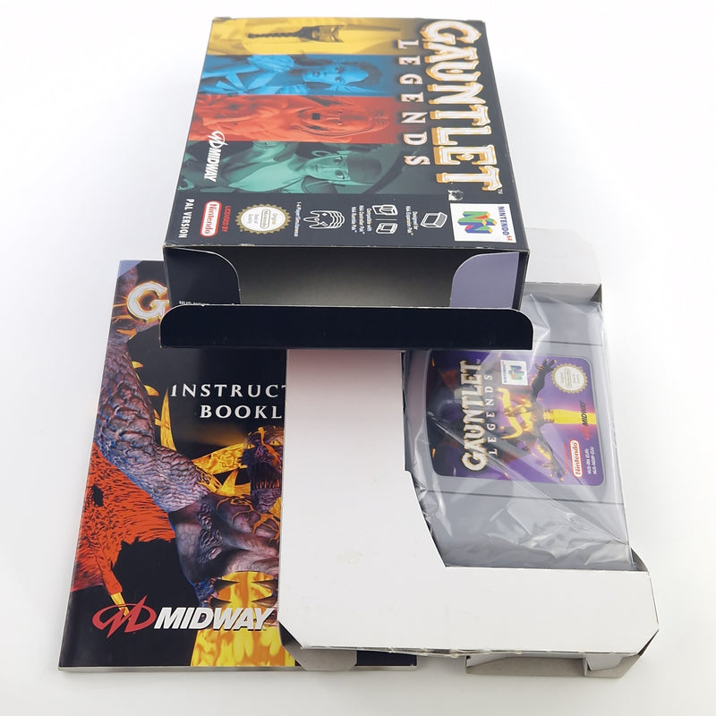Nintendo 64 Spiel : Gauntlet Legends - Modul OVP Anleitung cib / N64 PAL EUU