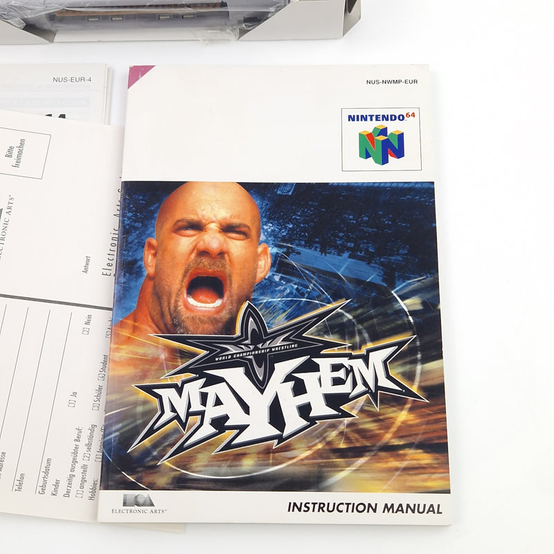 Nintendo 64 Spiel : WCW World Championship Wrestling Mayhem - N64 OVP PAL EUR