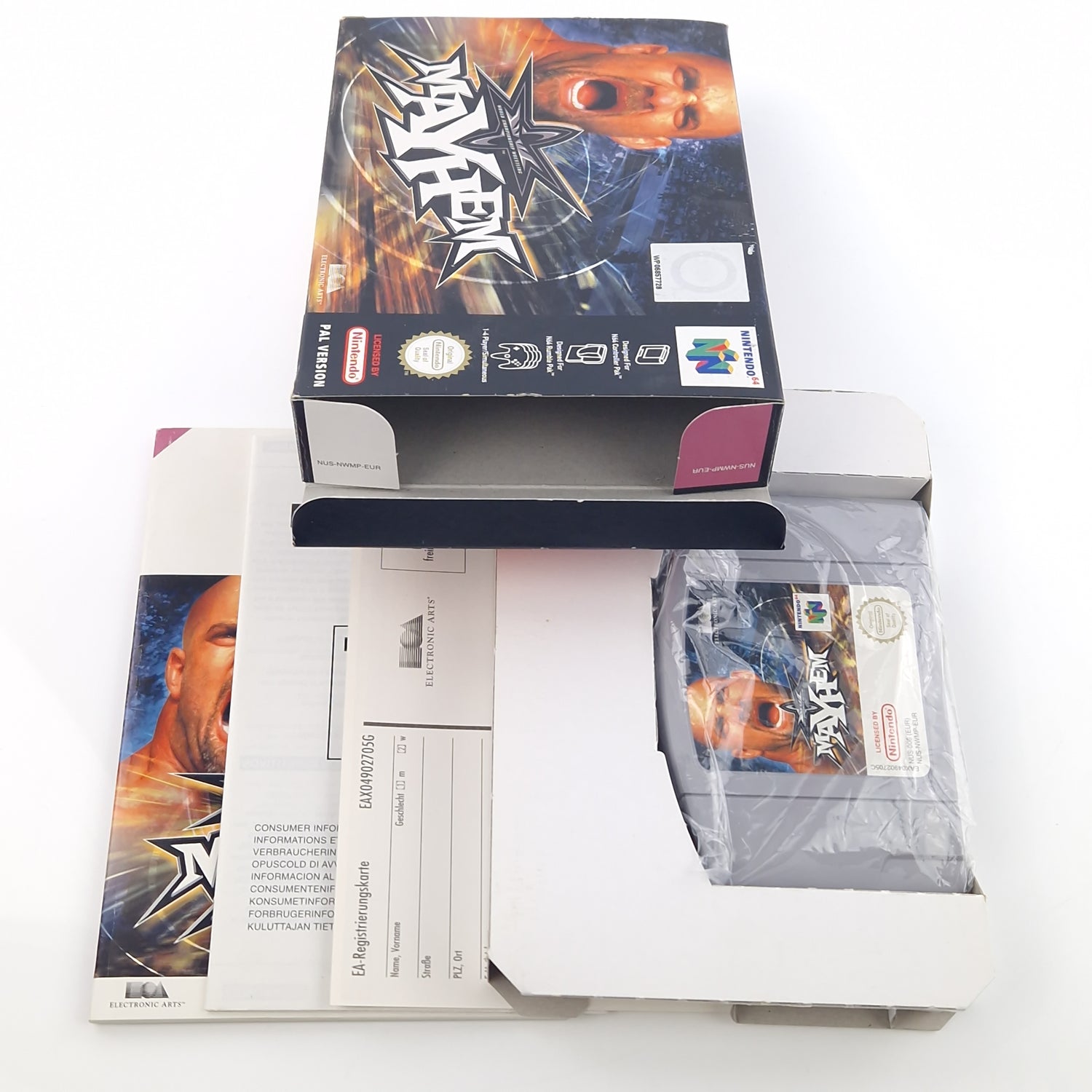 Nintendo 64 Spiel : WCW World Championship Wrestling Mayhem - N64 OVP PAL EUR
