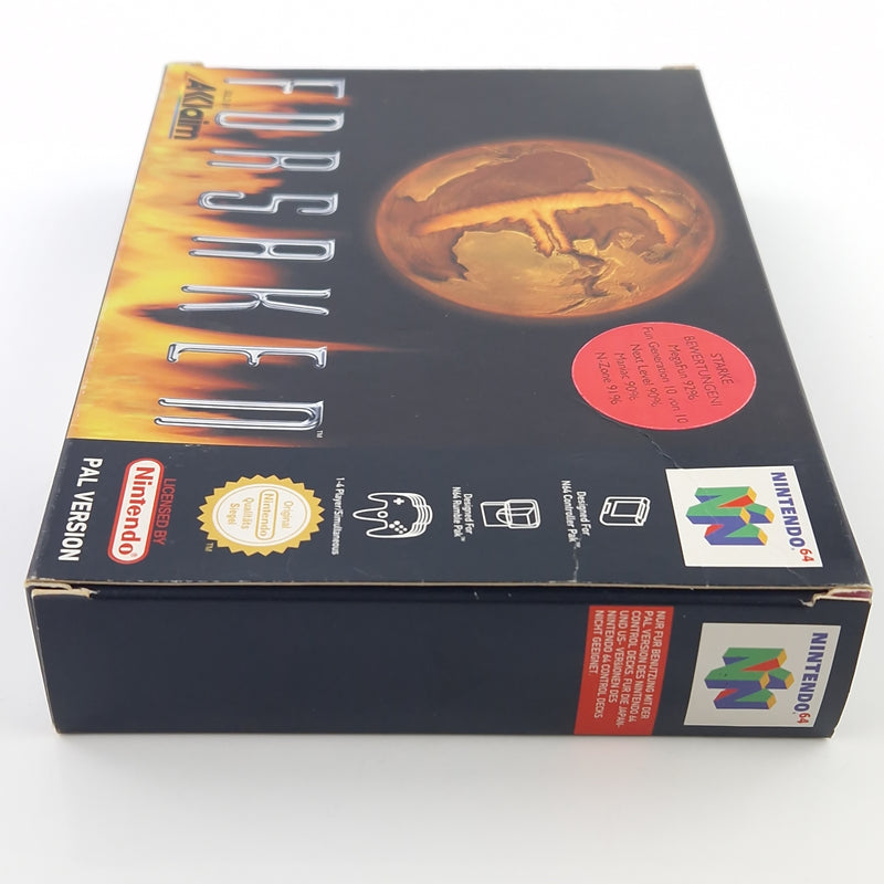 Nintendo 64 Spiel : Forsaken - N64 Modul Anleitung OVP cib / PAL NOE