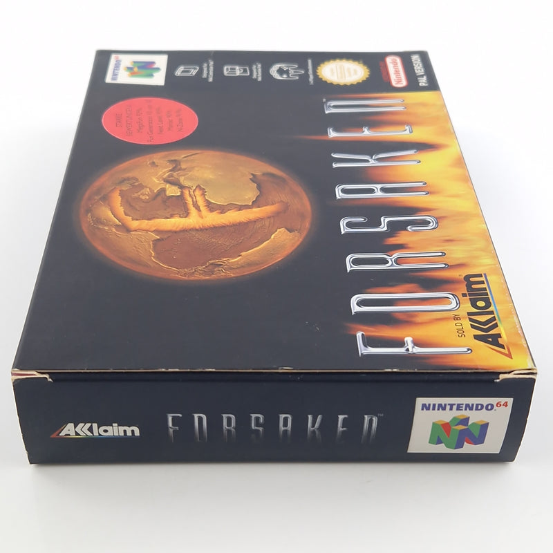 Nintendo 64 Spiel : Forsaken - N64 Modul Anleitung OVP cib / PAL NOE
