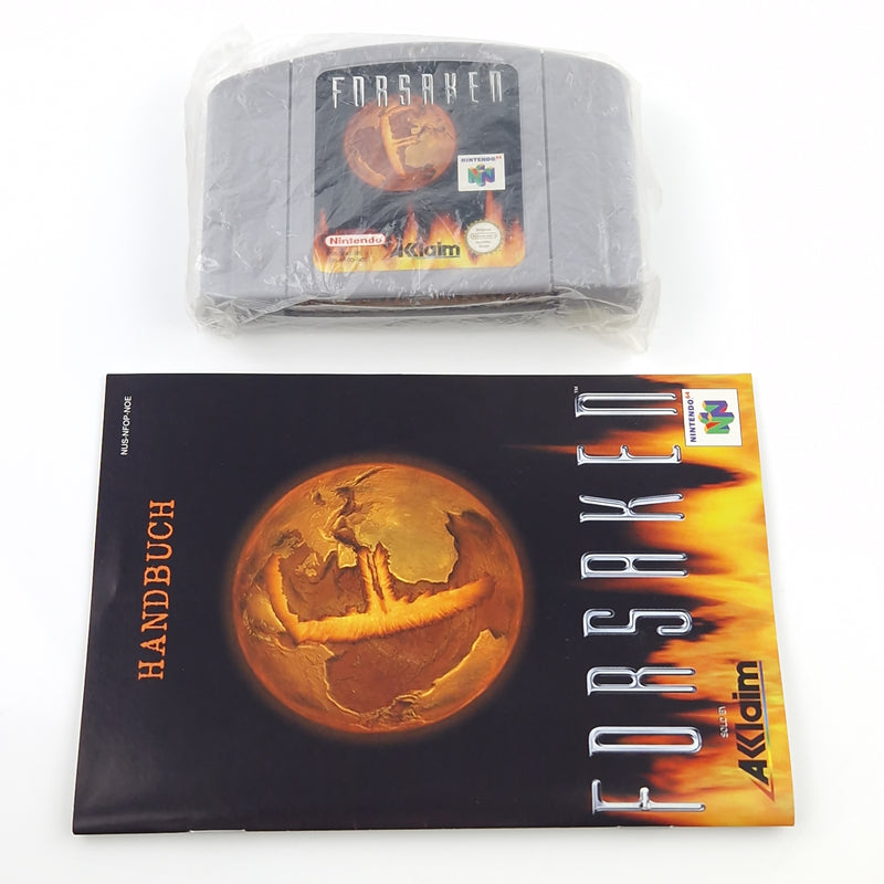 Nintendo 64 Spiel : Forsaken - N64 Modul Anleitung OVP cib / PAL NOE