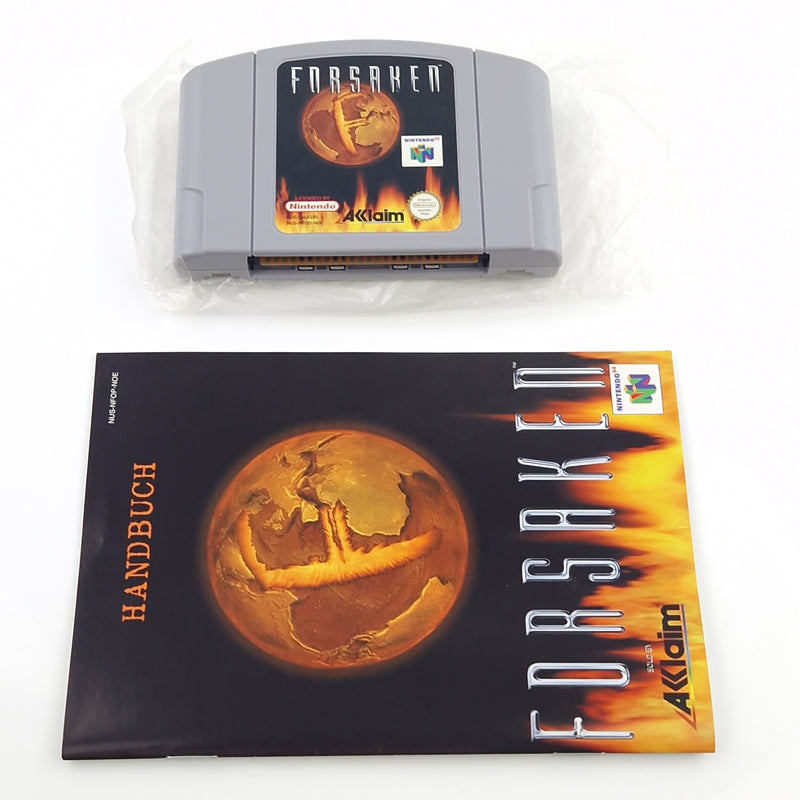 Nintendo 64 Spiel : Forsaken - N64 Modul Anleitung OVP cib / PAL NOE