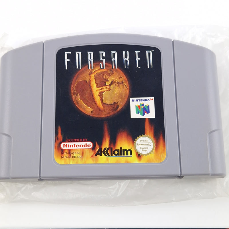 Nintendo 64 Spiel : Forsaken - N64 Modul Anleitung OVP cib / PAL NOE