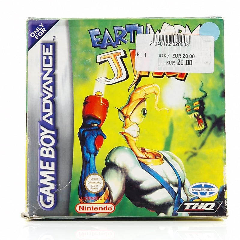Nintendo Game Boy Advance Spiel : Earthworm Jim - Modul Anleitung OVP / GBA PAL