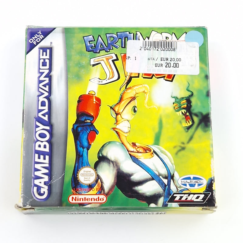 Nintendo Game Boy Advance Spiel : Earthworm Jim - Modul Anleitung OVP / GBA PAL