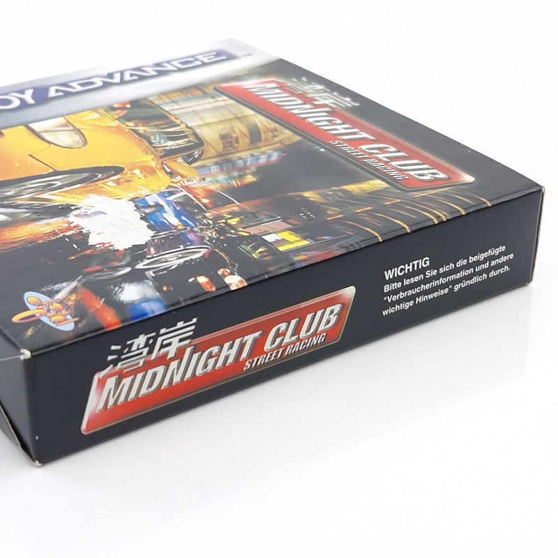 Nintendo Game Boy Advance Spiel : Midnight Club - Modul Anleitung OVP / GBA PAL
