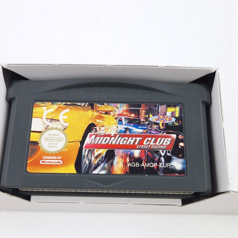 Nintendo Game Boy Advance Spiel : Midnight Club - Modul Anleitung OVP / GBA PAL