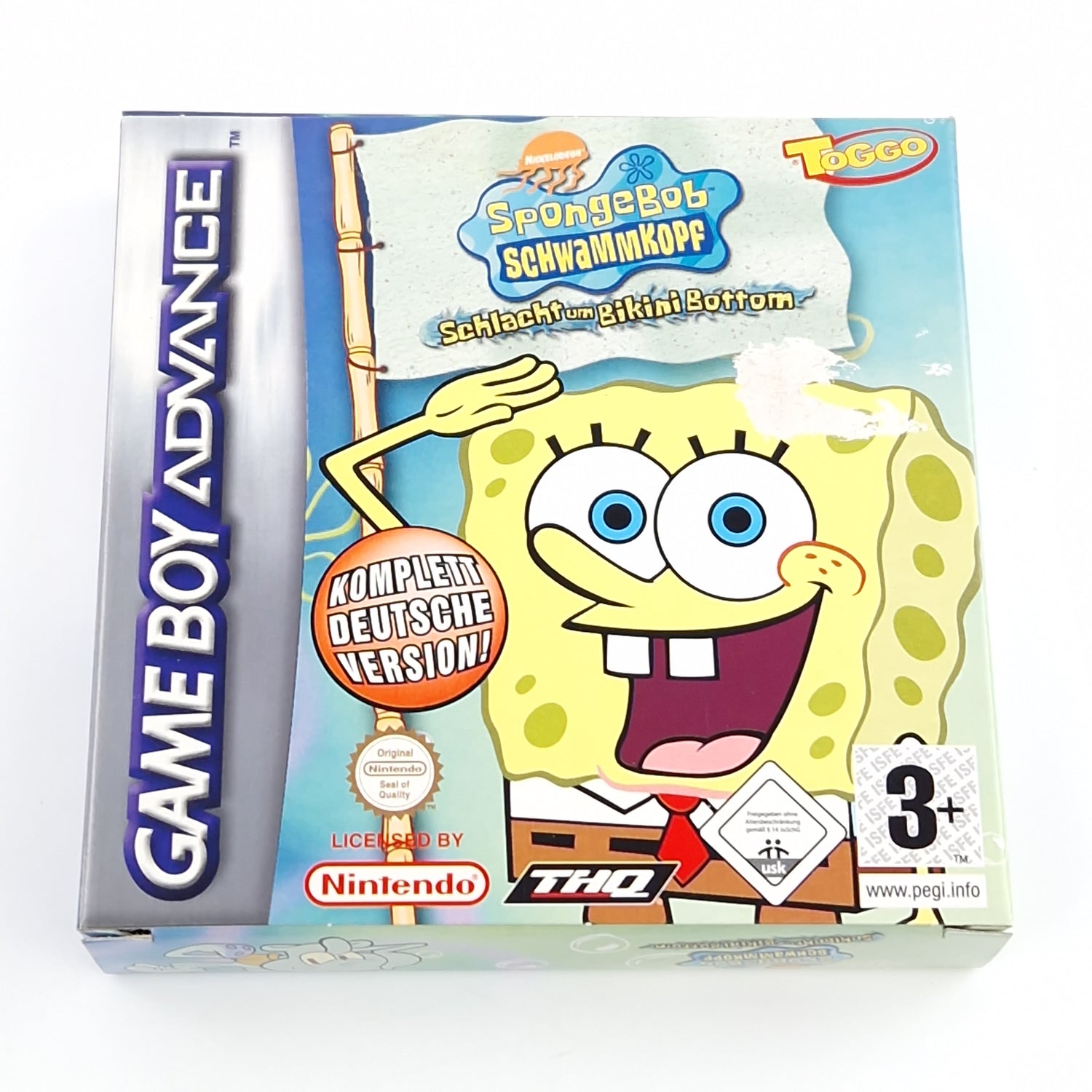 Nintendo Game Boy Advance : Spongebob Schwammkopf Schlacht um Bikini Bottom OVP