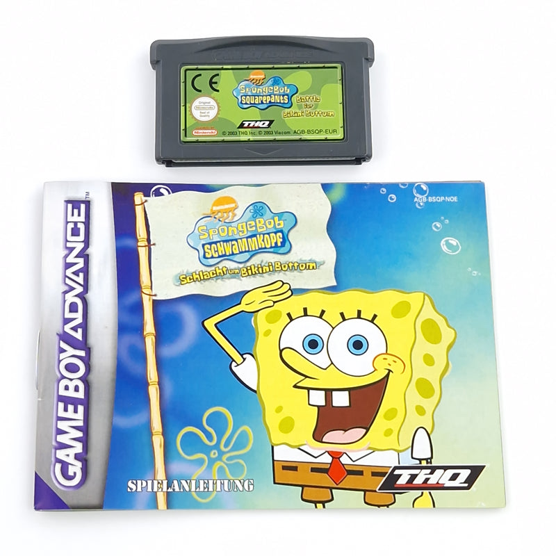 Nintendo Game Boy Advance : Spongebob Schwammkopf Schlacht um Bikini Bottom OVP