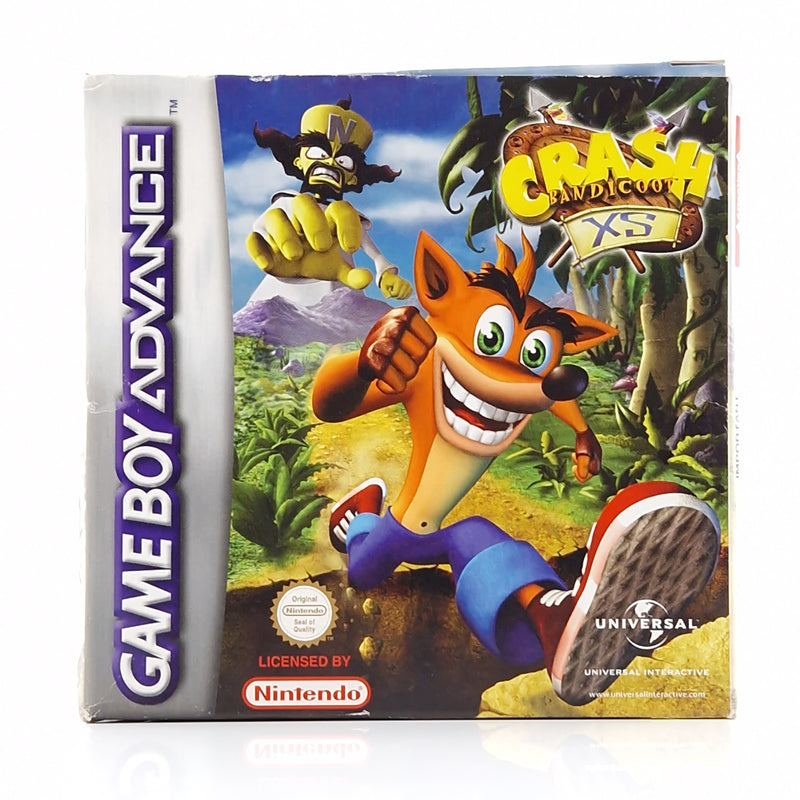 Nintendo Game Boy Advance : Crash Bandicoot XS - Modul Anleitung OVP / GBA PAL