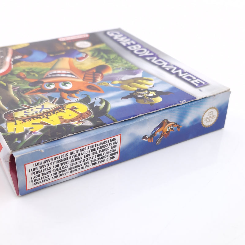 Nintendo Game Boy Advance : Crash Bandicoot XS - Modul Anleitung OVP / GBA PAL