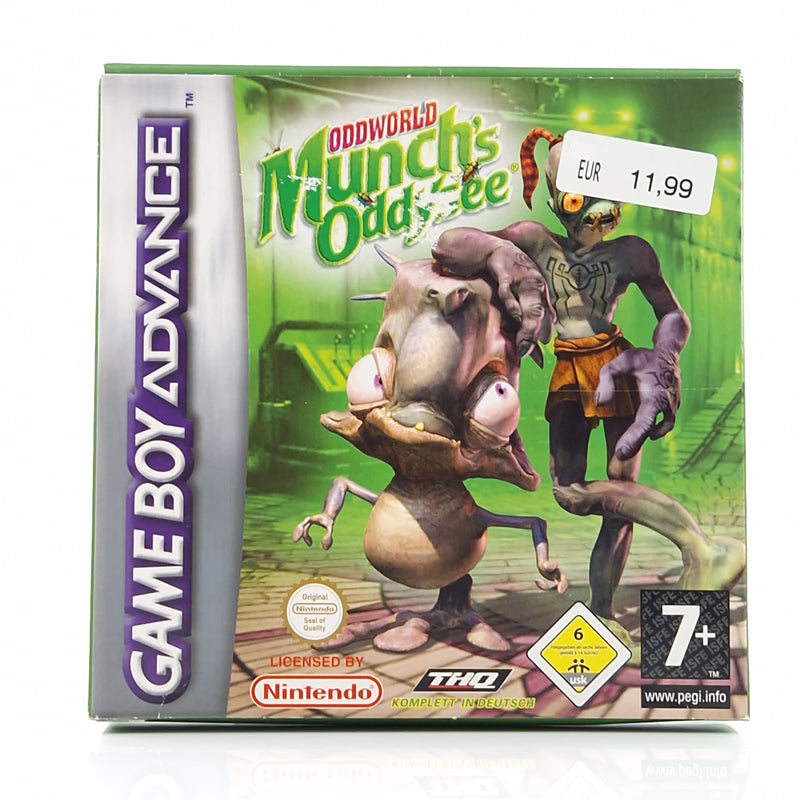 Nintendo Game Boy Advance Spiel : Oddworld Munchs Oddysee - GBA OVP PAL
