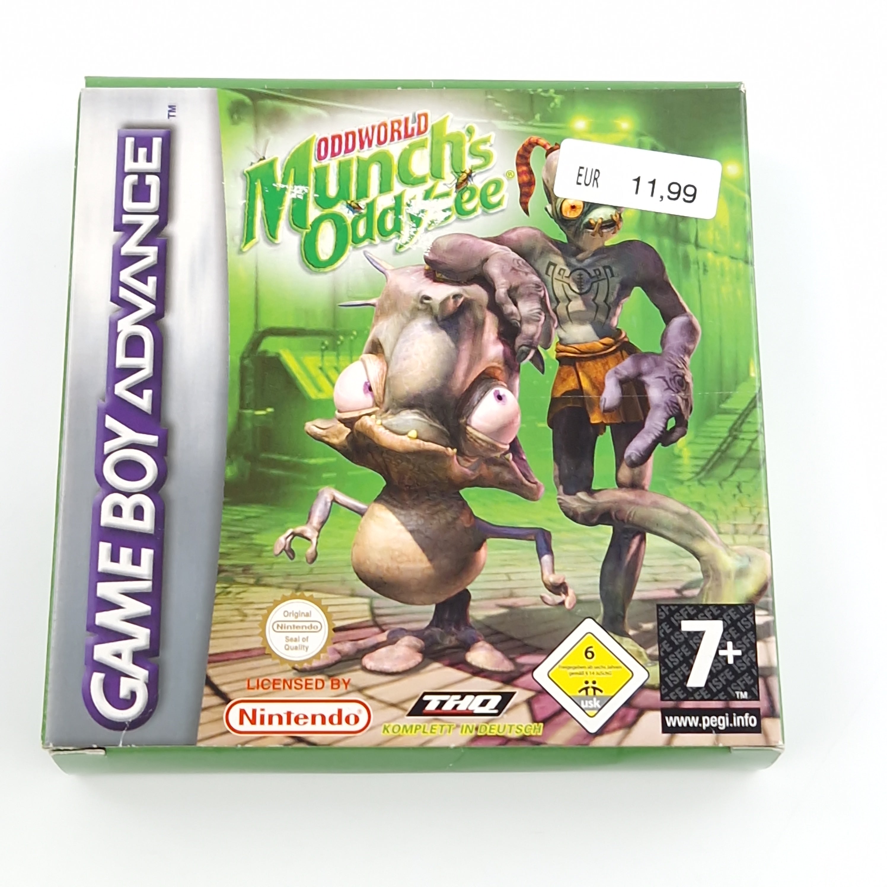 Game Boy Advance Spiel – Oddworld Munchs Oddysee OVP PAL