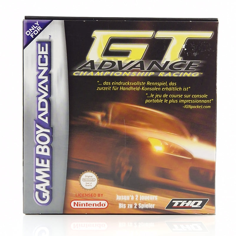 Nintendo Game Boy Advance Spiel : GT Advance Championship Racing - GBA OVP PAL