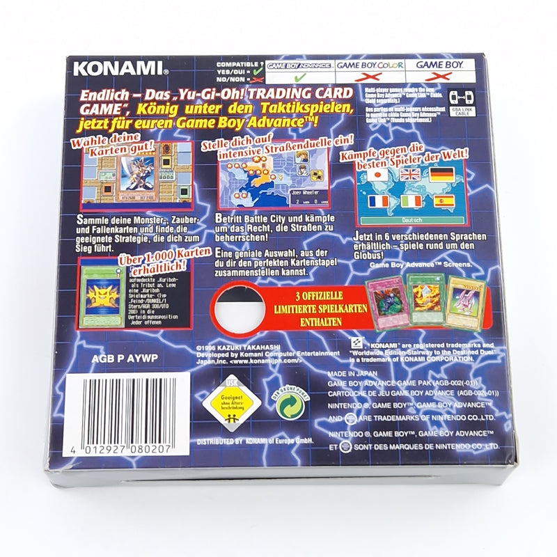 Nintendo Game Boy Advance : Yu-Gi-Oh! Worldwide Edition - OVP GBA PAL