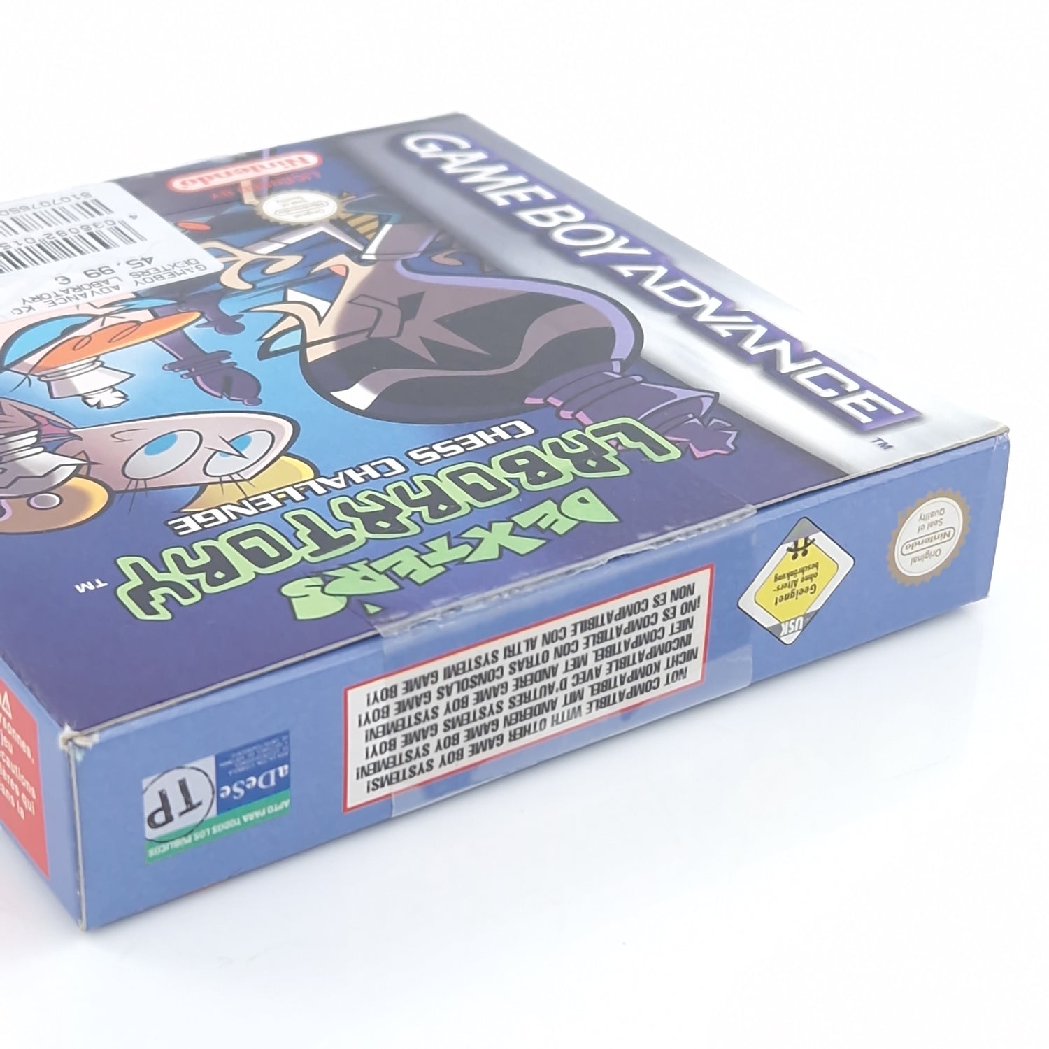 Nintendo Game Boy Advance : Dexter´s Laboratory Chess Challenge - OVP GBA PAL