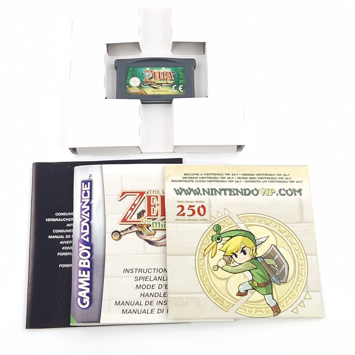 Nintendo Game Boy Advance Spiel : The Legend of Zelda The minish Cap - GBA OVP