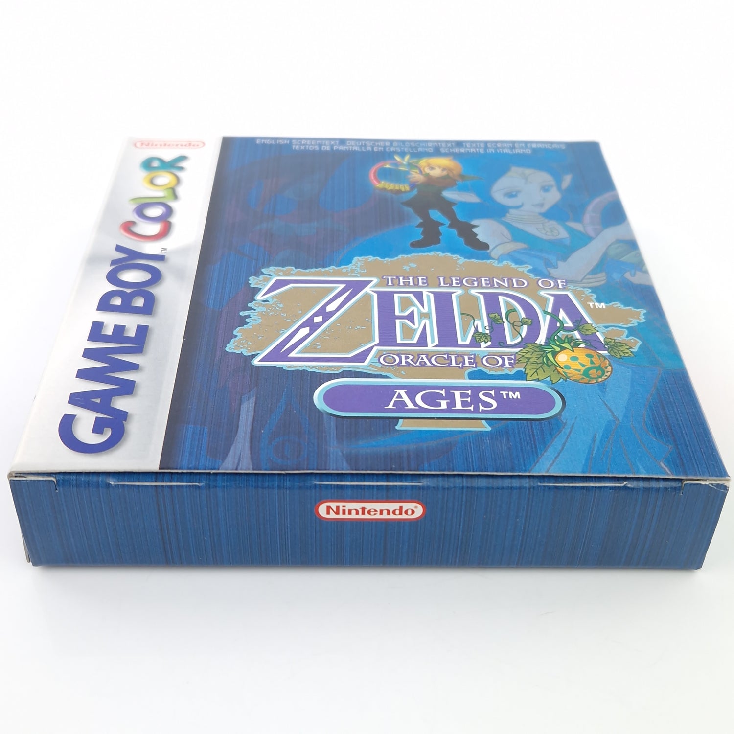 Nintendo Game Boy Color Spiel : The Legend of Zelda Oracle of Ages - GBA OVP PAL