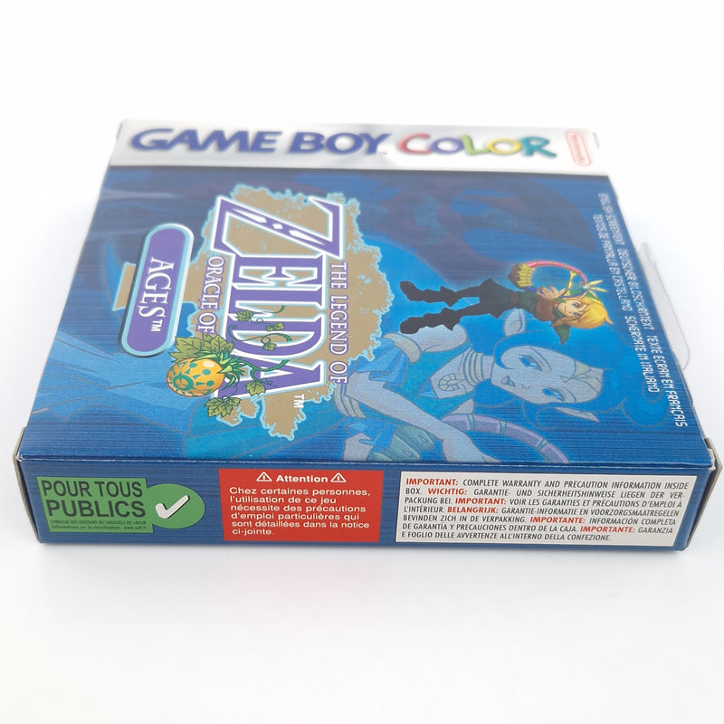 Nintendo Game Boy Color Spiel : The Legend of Zelda Oracle of Ages - GBA OVP PAL